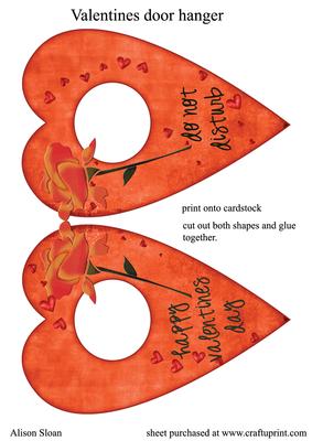 Valentines Doorhanger