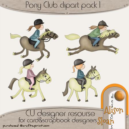 Cu Pony Club Clipart Pack