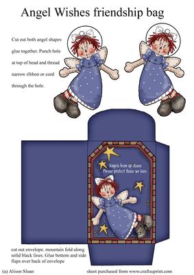 Angel Wishes Friendship Bag