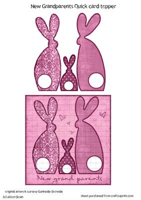 New Grandparents Topper Sheet