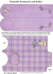 Bookmark and Envelope Printable
