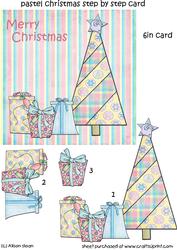 Pastel Christmas Step by Step