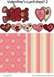 Valentine's Card Sheet 2