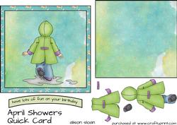 April Showers Card Front
