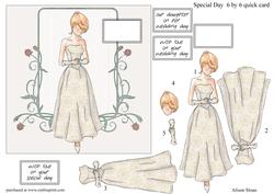 Special Day, 6 by 6 Quick Card