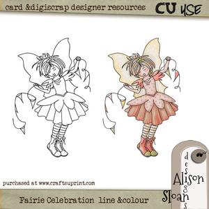 Fairie Celerbations Line & Colour