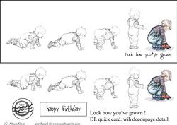 Look How You've Grown! Dl Quick Card