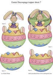 Easter Decoupage Topper Sheet 7