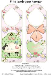 Little Lamb Doorhanger