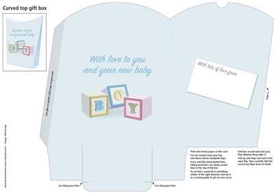 New Baby Boy Gift Box