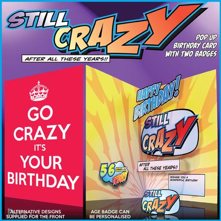 Still Crazy After All These Years Birthday Card