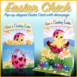 Easter Chick Pop Up Card
