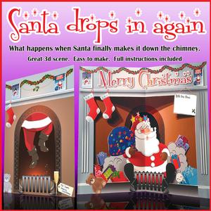 Santa Drops in Again. the Inside Story