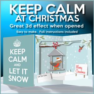Keep Calm and Let It Snow - Christmas 3D