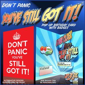You've Still Got It Pop Up Birthday Card