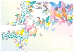 Birthday Butterflies Cascade