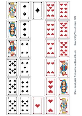 Card Deck - Spades & Hearts