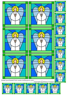 Stained Glass Angel