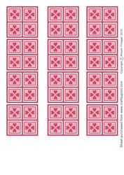 Red Squares & Hearts