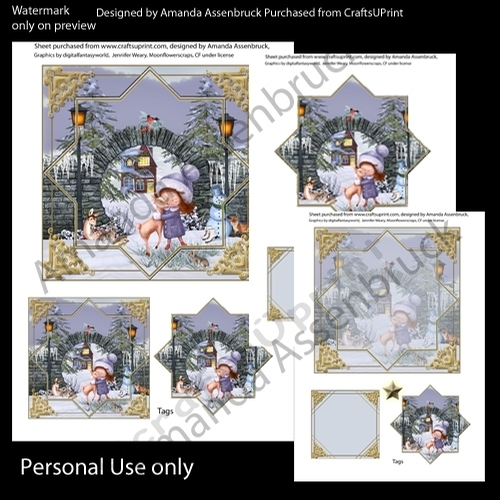 Christmas Hugs Peace on Earth Star Kit