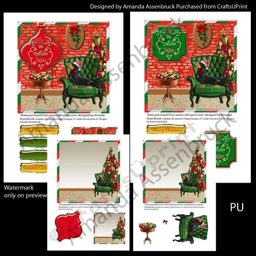 Mistletoe Tester Dachshund Kit Red Brick