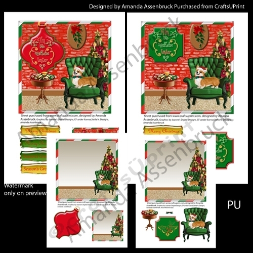 Mistletoe Tester Corgi Kit Red Brick