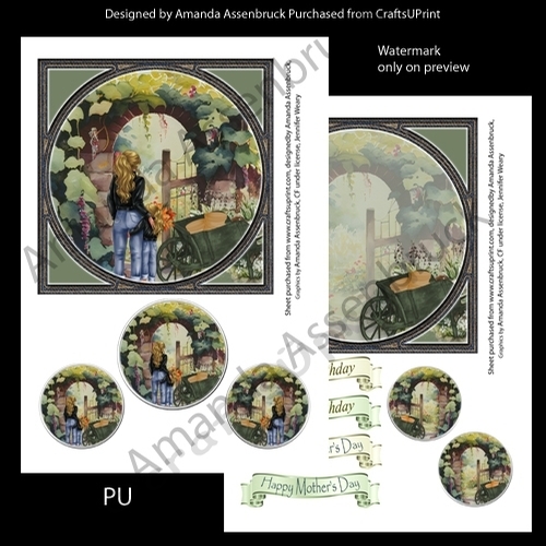 Mother in the garden 6 Inch Kit 2