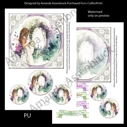 Mother to be - in the garden 6 Inch Kit 1