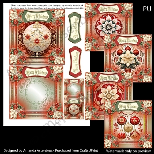 Olde World Christmas Red 5 kit