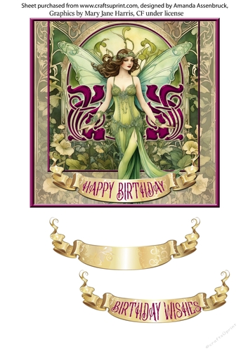 6 inch Art Nouveau Fairy 1