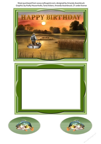 Sunset Fishing Quick Card 1