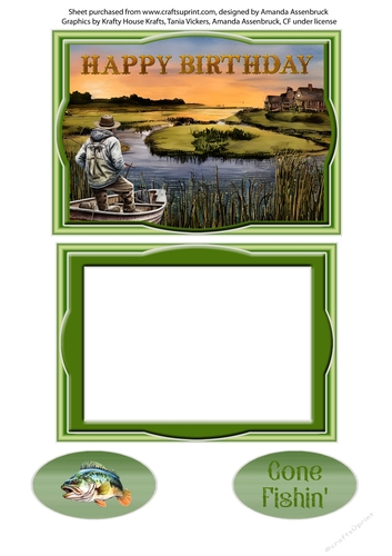 Sunset Fishing Quick Card 4
