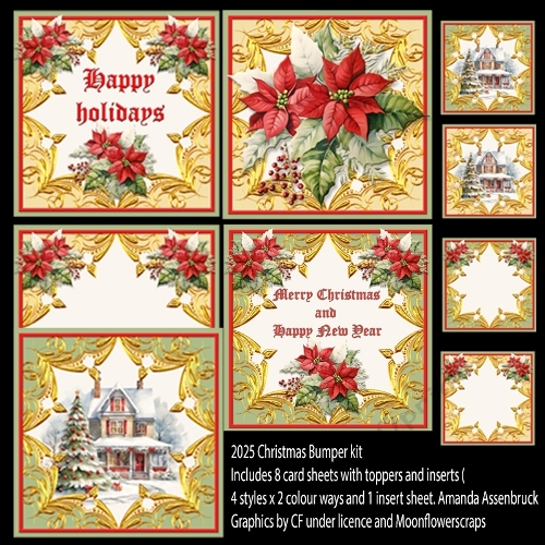 Golden Christmas 5 inch Bumper Kit