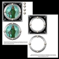 Green Celtic Fantasy Lady 5 Inch Card Kit 1