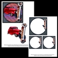 Denim Hotrod Pinup Inch Card Kit 1