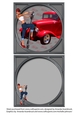 Vintage Rock-a-Billy Pinup Mechanic Hotrod and Steel Quick Card 1