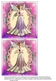 Pink and Purple Fairy Toppers V2 5x5 Inch Card Fronts
