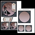 Funny Female Gunslinger 6x6 card kit Another Year Bites The Dust August