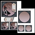 Funny Female Gunslinger 6x6 card kit Another Year Bites The Dust October