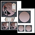 Funny Female Gunslinger 6x6 card kit Another Year Bites The Dust November