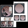Funny Female Gunslinger 6x6 card kit Another Year Bites The Dust February Leap Year