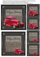 5x5 Red Hotrod Quick Card