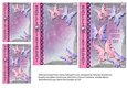 Dancing Butterflies and Bling A6 Quick Card 1