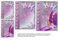 Dancing Butterflies and Mermaid A6 Quick Card 1