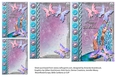 Dancing Butterflies and Mermaid A6 Quick Card 2