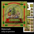 5x5 inch Snow Globe Tree 1