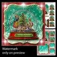 5x5 Inch Snow Globe Christmas Tree 2