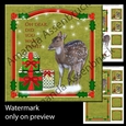 Oh Dear Deer Christmas Decoupage Kit 1
