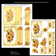 Yellow and Peach Get Well Roses 5x5 Kit 1
