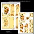 Yellow and Peach Mothers Day Roses 5x5 Kit 1